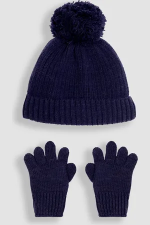 JoJo Maman Bébé Rib Hat & Gloves Set3 - 6 ans (98 - 116cm)