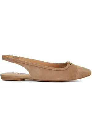 Dune Hanna Slingback Toe Cap Flat Shoeseu39