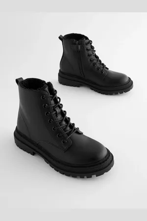 Next Warm Lined À lacets Ankle Bottes