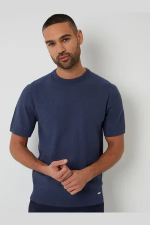 Threadbare T-shirt texturé en maille sur le devantpetit