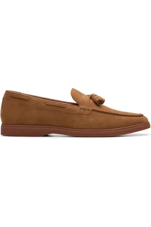 Clarks Suede Torford Tassel Shoesr. u.6eu39