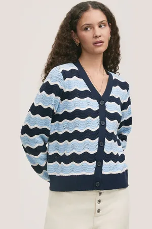 Finery London Kate Cardigan rayé à manches longues44