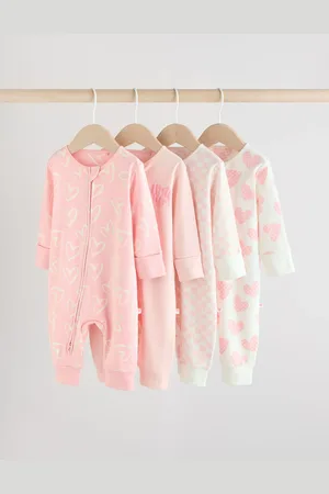 Next Lot de 4 dors-bien zippés sans pieds 100% coton (03ans)56cm