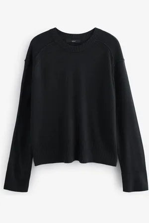 Next Motif doux au toucher Tricoté Col rond PullXS