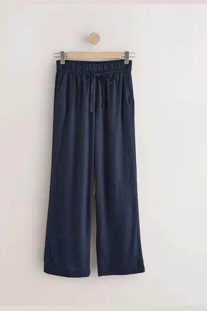 Next Pantalon Blend lin large à taille nouée36petite