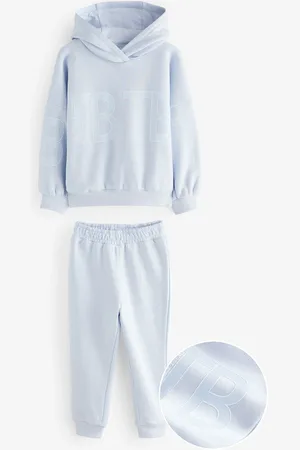 Ted Baker 2 Piece Blue Printed Hoodie and Jogger Set146152cm