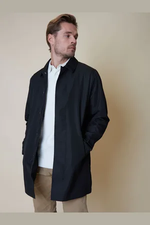 Threadbare Veste longue imperméable à colM