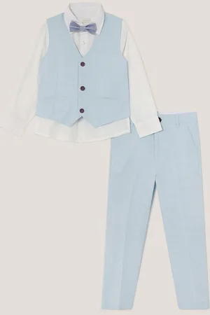 Monsoon 4-Piece Suit Set with Bow Shirt152158cm