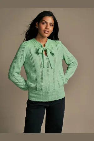 Laura Ashley Pointelle Cravate Col réversibleM
