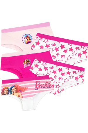 Character Kids Barbie Multipack 100% Cotton Briefs 5 Packs8 - 9 ans (128 - 134cm)