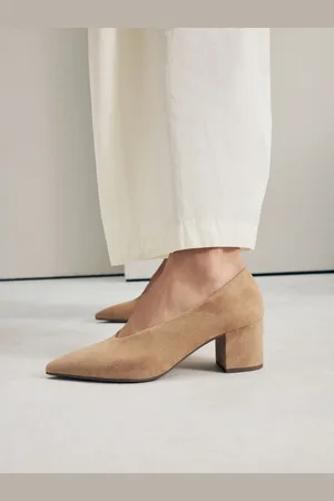 Next Forever Comfort Cuir Point Toe Low Block talonseu36