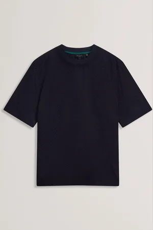 Ted Baker Kylars Basket-weave 100% Cotton T-Shirt2X-Large