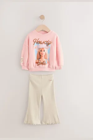 Next Barbie Crew Sweatshirt and Flared Leggings Set (3mths-7yrs)2 - 3 ans (92 - 98cm)