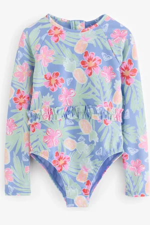 Roxy Combinaison Tropical Story imprimée à manches longues122128cm