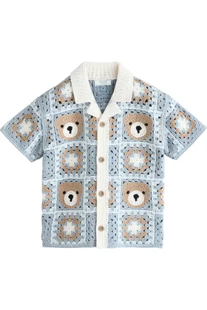 Next Polos tricotés à col rond (Crochet Revere) Manches courtes (3mths-7yrs)116122cm