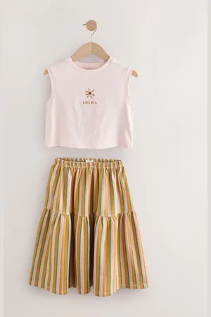 Next Soleil Vest and Midi Skirt Set (3-16yrs)122128cm