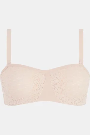 Chantelle Nude Norah Soft Feel Bandeau sans bretelles avec armatures Soutiens-gorge75E