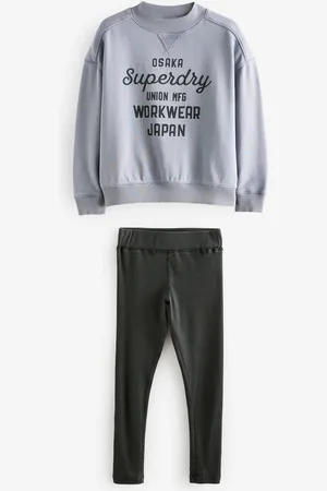Superdry Vêtements de travail Ensemble Sweat et Leggings10 ans (140cm)