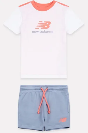 New Balance Kids Jersey Ringer T-Shirt & Shorts Set9298cm