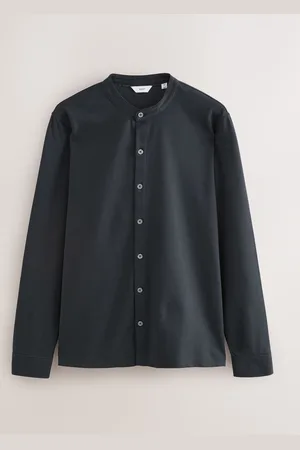 Next Manches longues Grandad Neck T-shirtGrand