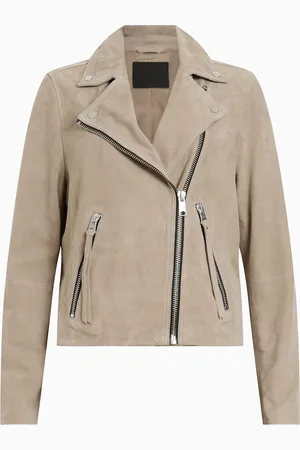 AllSaints Veste de motard AllSaints Dalby en daim38