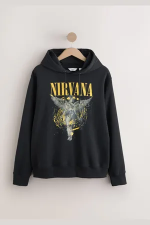 Next Nirvana License Graphic HoodieTrès grand