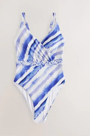 Next Maillot de bain enveloppant avec contrôle du ventre Ceintures tressées44