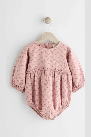 Next Baby Bloomer 100% Cotton Romper with Tights Set (0mths-3yrs)3 - Mois 6 (62 - 68cm)