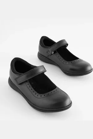 Next Chaussures Mary Jane en cuir à détail écolière