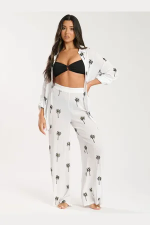 South Beach Embroidered Beach Joggers36
