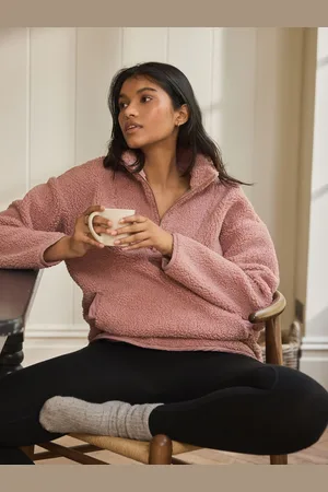 Next Polaire Borg Half Zip doublée de veloursXXL