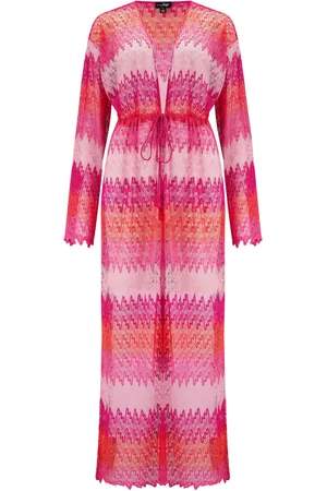 Pour Moi Kimono de plage maxi coordonné au crochet color-block46