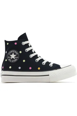 Converse Junior Chuck Taylor Embroidered EVA Lift Trainersr. u.105eu285