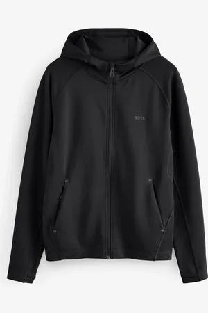 HUGO BOSS Reflective Active Stretch Zip Through Hoodiexlarge