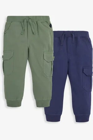 JoJo Maman Bébé Lot de 2 pantalons de jogging cargo 2 - 3 ans (92 - 98cm)