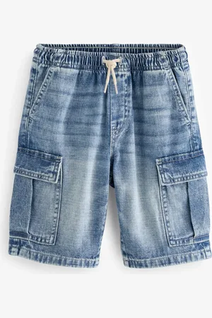 Next 100% coton Denim cargo court (3-16ans)11 ans (146cm)
