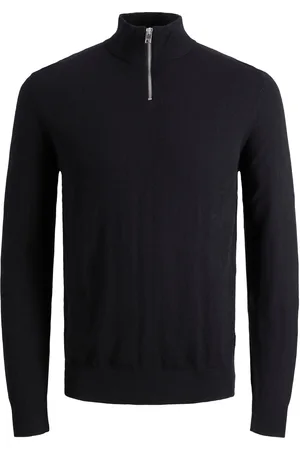 JACK & JONES Pull en maille à quart de glissièreL