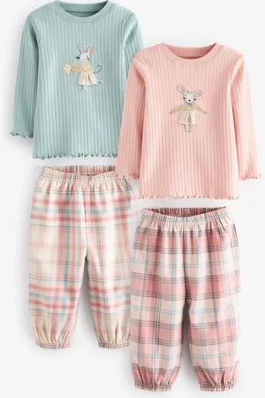 Next 2 Pack 100% Cotton Woven Bottoms Pyjamas (9mths-10yrs)7 - 8 ans (122 - 128cm)