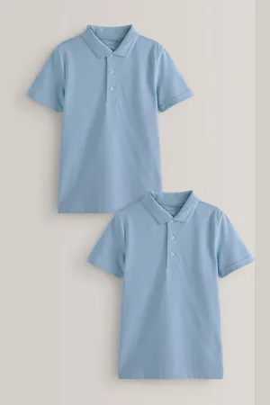 Next École de coton Manches courtes 100% Coton Polo Shirts (3-16ans)14 ans (164cm)
