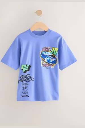 Next 100% Cotton Fast And Furious Short Sleeve T-Shirt (3-16yrs)116122cm