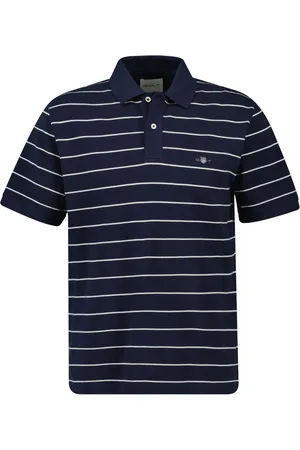 GANT 100% Cotton Short Sleeve Striped Polo Shirtxlarge