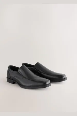 Next Chaussures à enfiler avec panneau en cuir