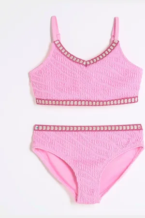 River Island Girls Blanket Stitch Bikini5 - 6 ans (110 - 116cm)