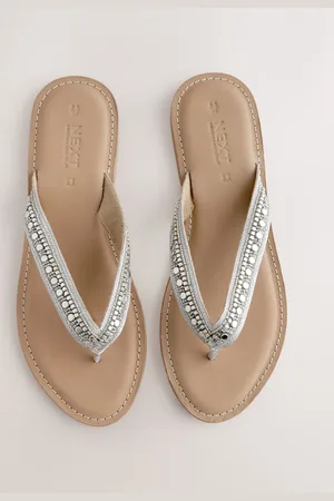 Next Forever Comfort Beaded Toe Thong Sandalseu40