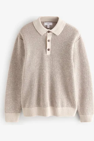 Next Polos texturés en chenille coupe décontractéeM