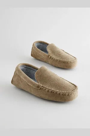 Next Chaussons mocassins texturés