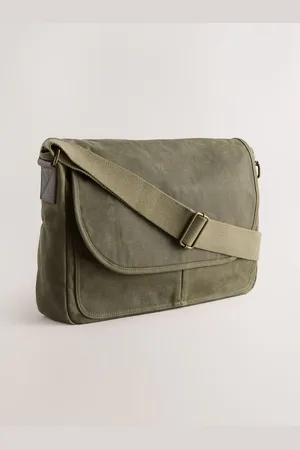 Next Sac en coton ciré Messengeronesize