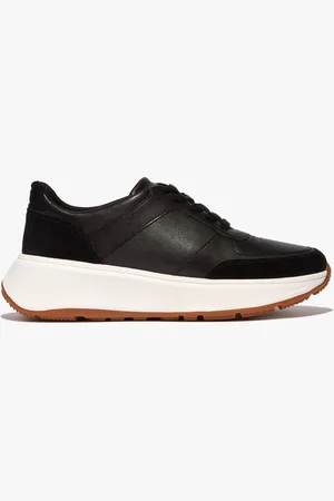 FitFlop Baskets F- Mode en daim Flatform noires