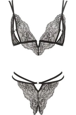 Ann Summers Ensemble Soutiens-gorge et strings sans croûte Diamond CaurXS