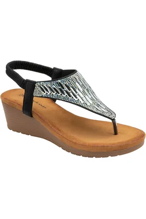 Dunlop Sandales élastiques compensées Toe-Posteu38
